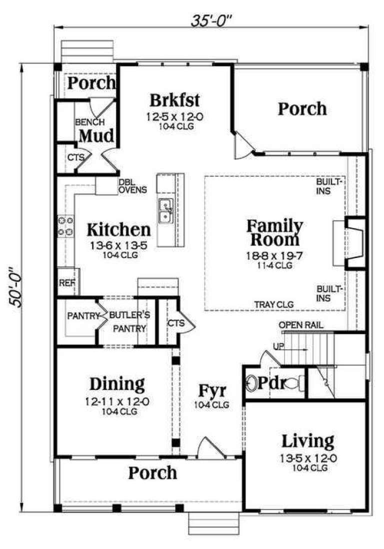 House Plan House Plan #17040 Drawing 1