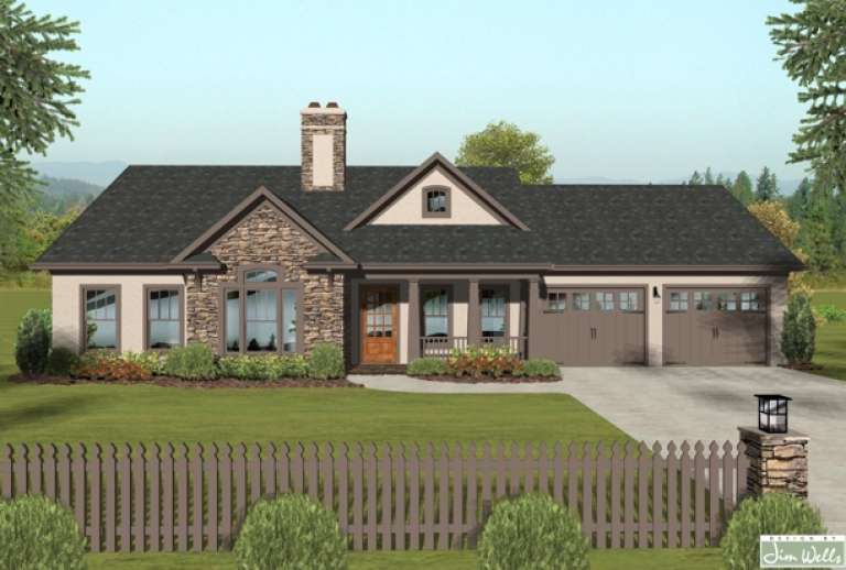 House Plan House Plan #17045 Front Elevation