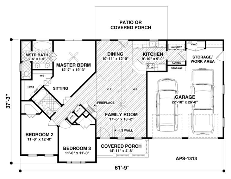 House Plan House Plan #17045 Drawing 1