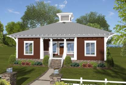 3 Bed, 2 Bath, 1488 Square Foot House Plan - #036-00177