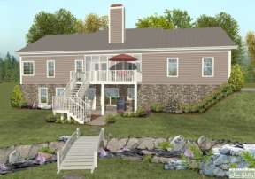 Country House Plan #036-00179 Elevation Photo