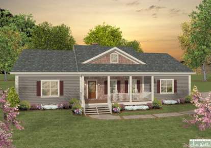 2 Bed, 2 Bath, 1500 Square Foot House Plan - #036-00181
