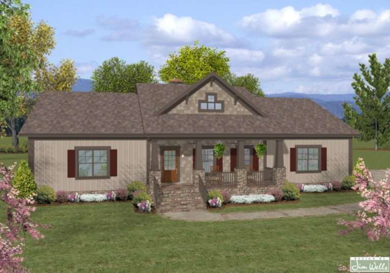 House Plan House Plan #17051 Front Elevation