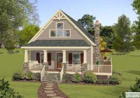 Country House Plan #036-00184 Elevation Photo