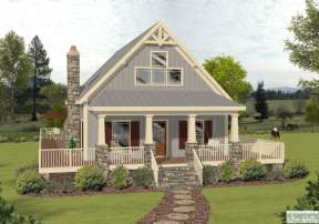 Country House Plan #036-00185 Elevation Photo