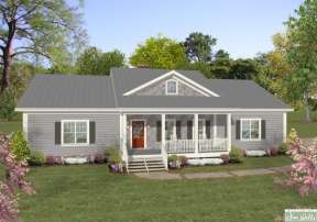 Country House Plan #036-00187 Elevation Photo