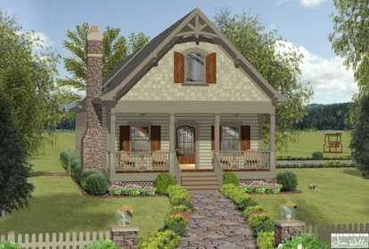 2 Bed, 2 Bath, 1647 Square Foot House Plan - #036-00194