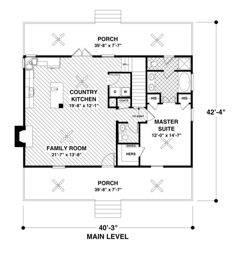 House Plan House Plan #17064 Drawing 1