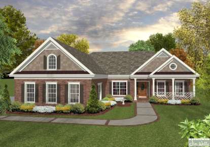 3 Bed, 2 Bath, 1700 Square Foot House Plan - #036-00196