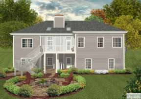 Craftsman House Plan #036-00198 Elevation Photo