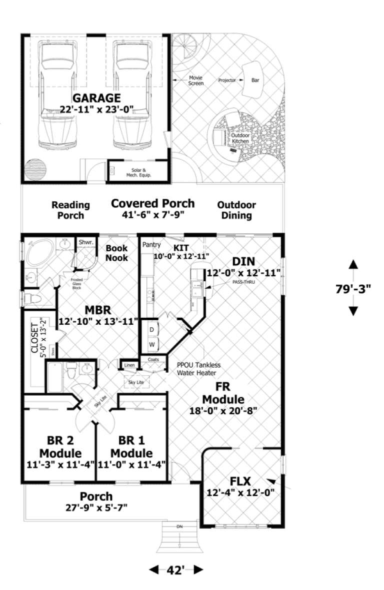 House Plan House Plan #17068 Drawing 1