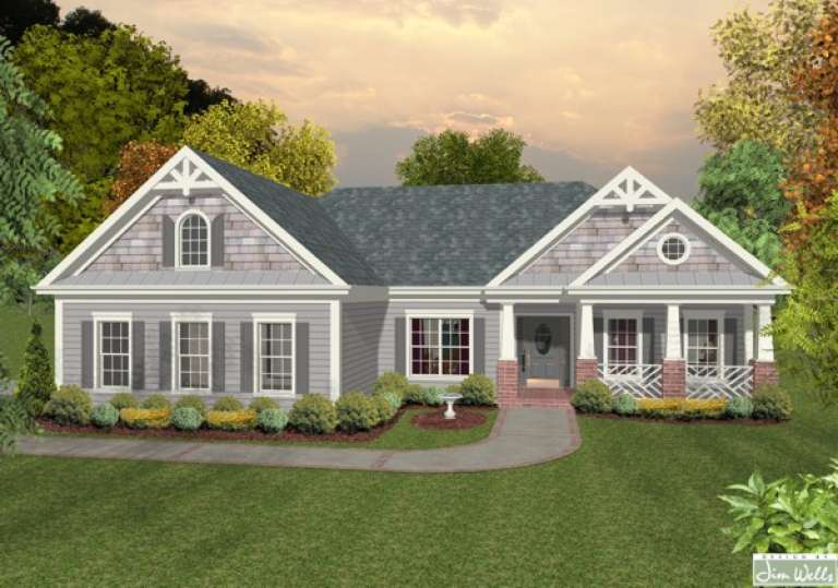 House Plan House Plan #17074 Front Elevation