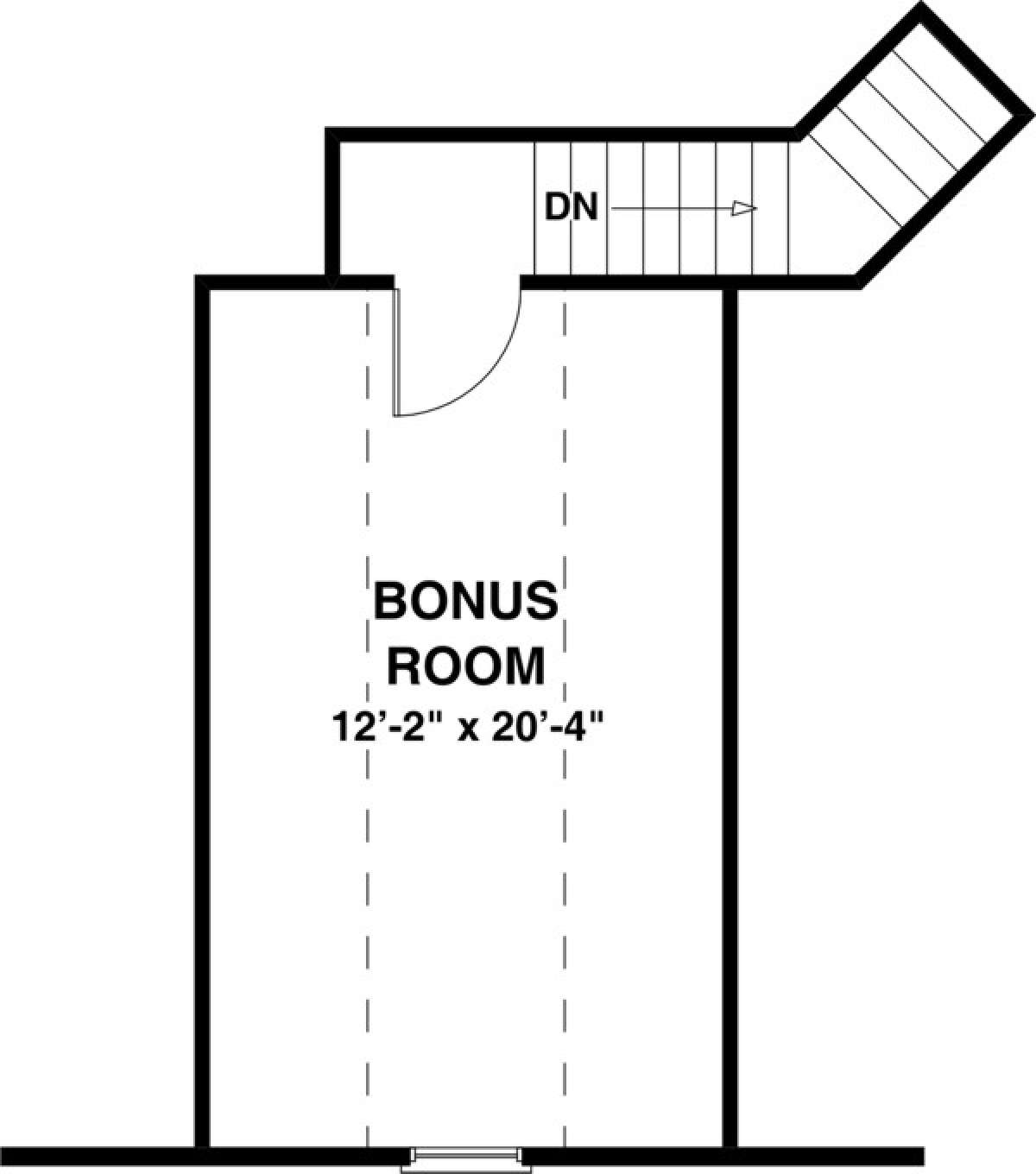 Bonus Floor Plan for House Plan #036-00205