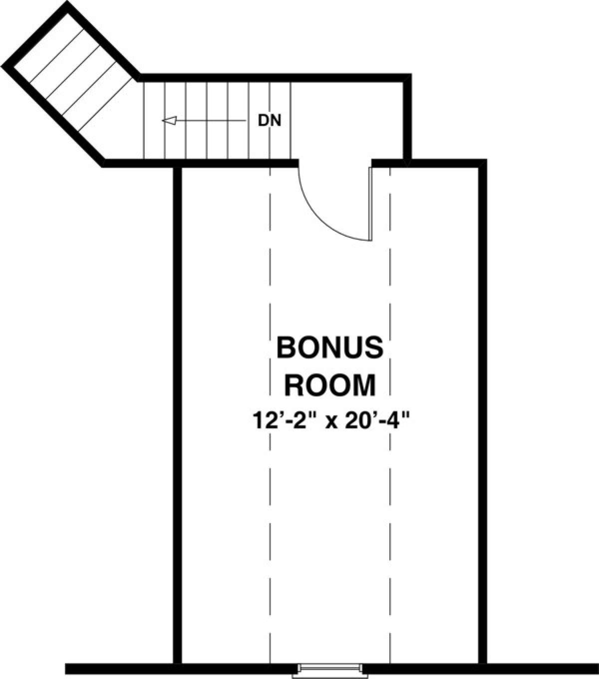 Bonus Floor Plan for House Plan #036-00206
