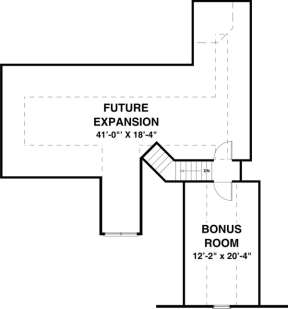 Bonus Floor Plan for House Plan #036-00208