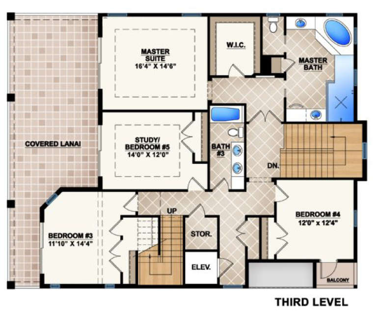 House Plan House Plan #17083 Drawing 2