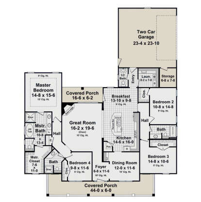 Main Floor  for House Plan #348-00250