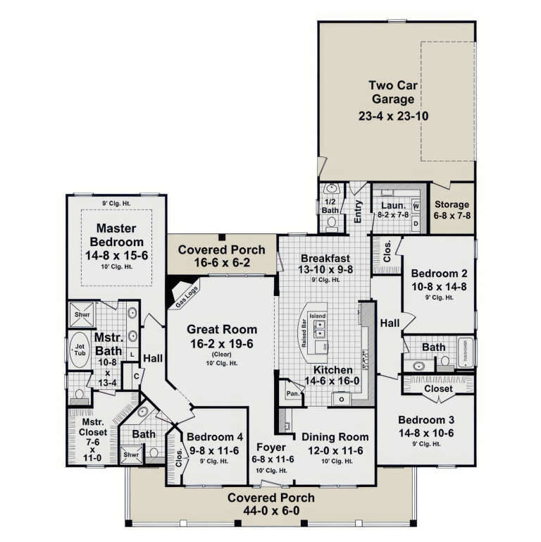 House Plan House Plan #17084 Drawing 1