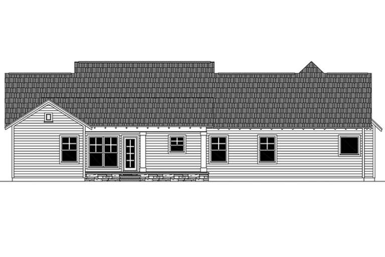 Cottage House Plan #348-00251 Elevation Photo