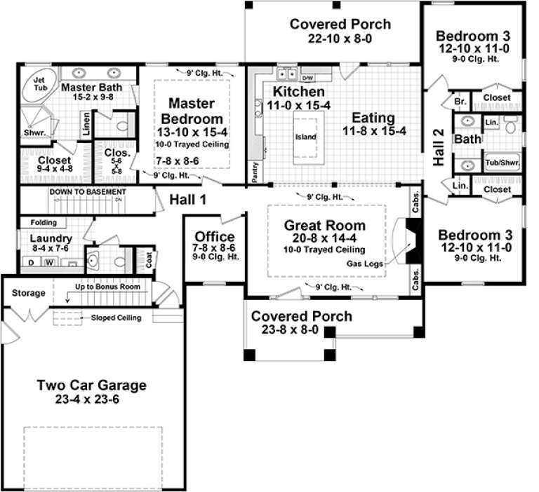 House Plan House Plan #17085 Drawing 1