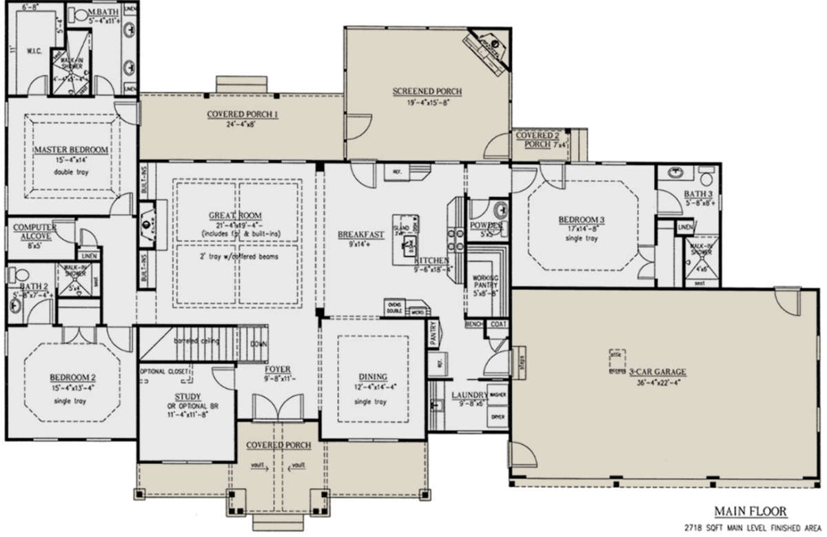 Main Floor for House Plan #286-00064