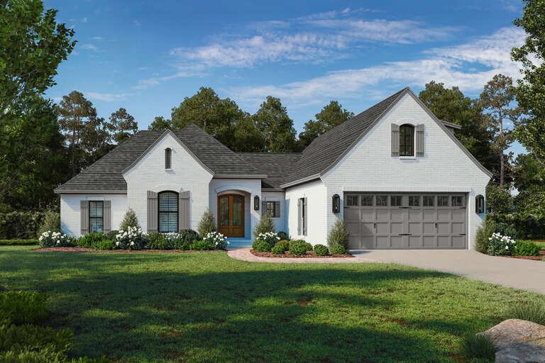 House Plan House Plan #17089 Angled Front Elevation