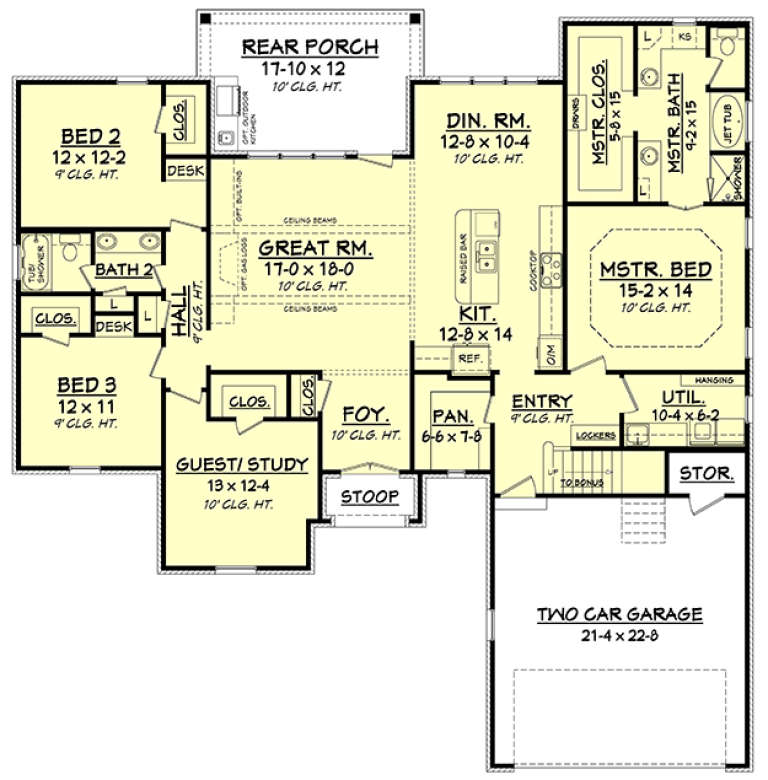 House Plan House Plan #17089 Drawing 1