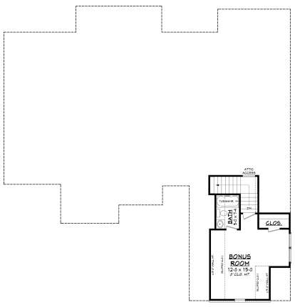 Bonus Floor Plan for House Plan #041-00125