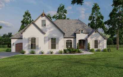 French Country House Plan #8318-00009 Elevation Photo