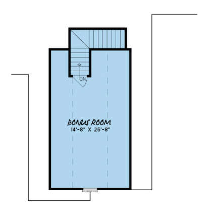 Bonus Floor Plan for House Plan #8318-00009