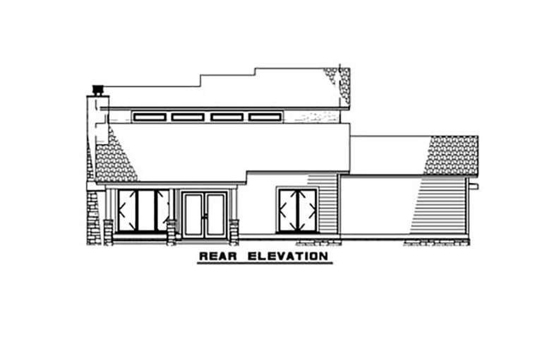 Contemporary House Plan #8318-00011 Elevation Photo