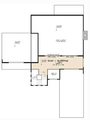 Upper Floor Plan for House Plan #8318-00011