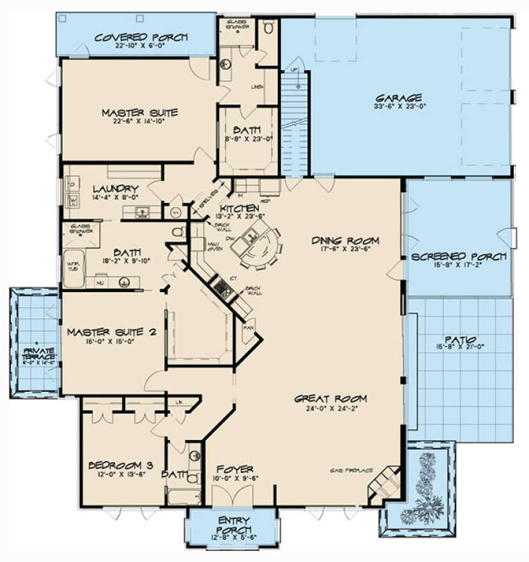 House Plan House Plan #17095 Drawing 1