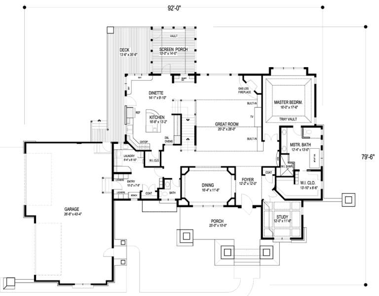 House Plan House Plan #17099 Drawing 1
