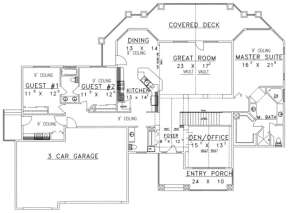 Floorplan for House Plan #039-00365