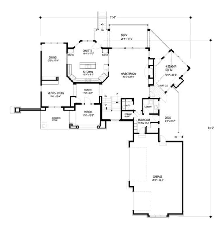 House Plan House Plan #17101 Drawing 1