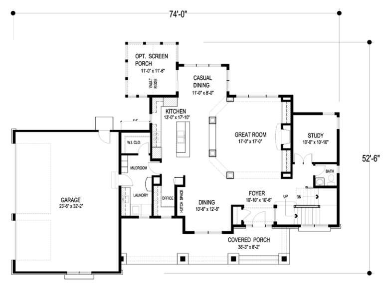 House Plan House Plan #17104 Drawing 1