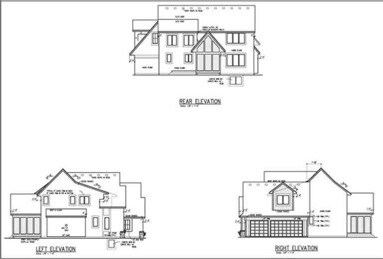 Craftsman House Plan #036-00217 Elevation Photo