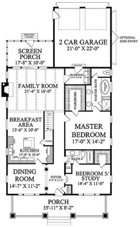 Main Floor Plan for House Plan #7922-00231