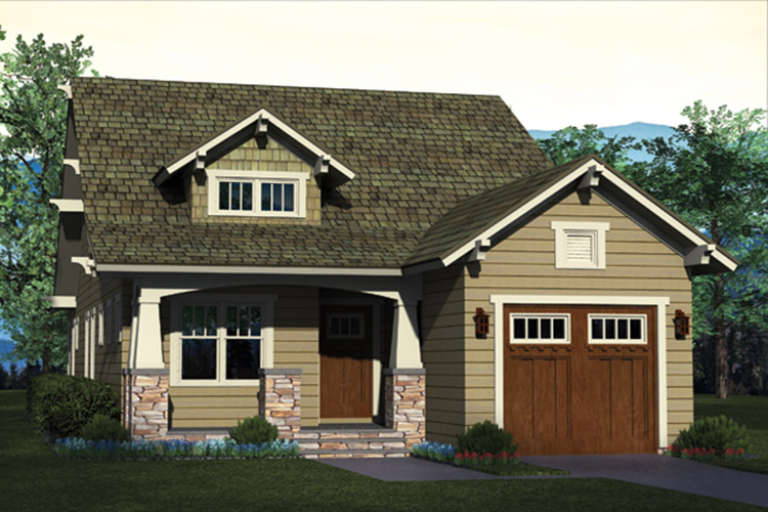 Cottage House Plan #3323-00585 Elevation Photo