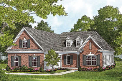 4 Bed, 2 Bath, 1656 Square Foot House Plan - #3323-00588