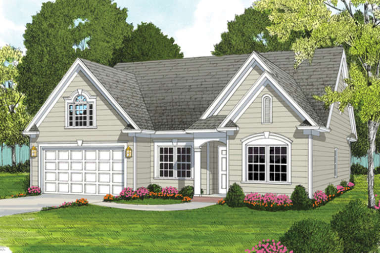 Traditional House Plan #3323-00591 Elevation Photo