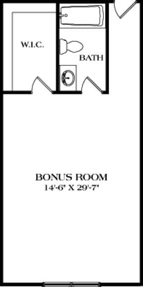 Bonus Floor Plan for House Plan #3323-00591