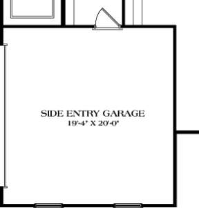 Optional Side Garage for House Plan #3323-00591