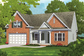 Traditional House Plan #3323-00592 Elevation Photo