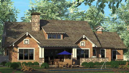 Craftsman House Plan #3323-00595 Elevation Photo