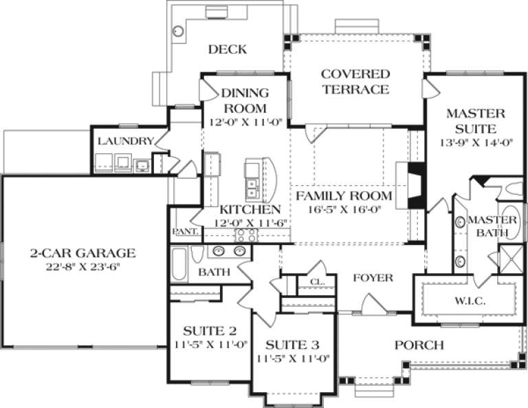 House Plan House Plan #17126 Drawing 1