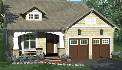 Cottage House Plan #3323-00598 Elevation Photo