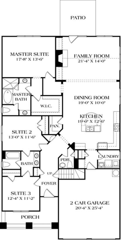 House Plan House Plan #17129 Drawing 1
