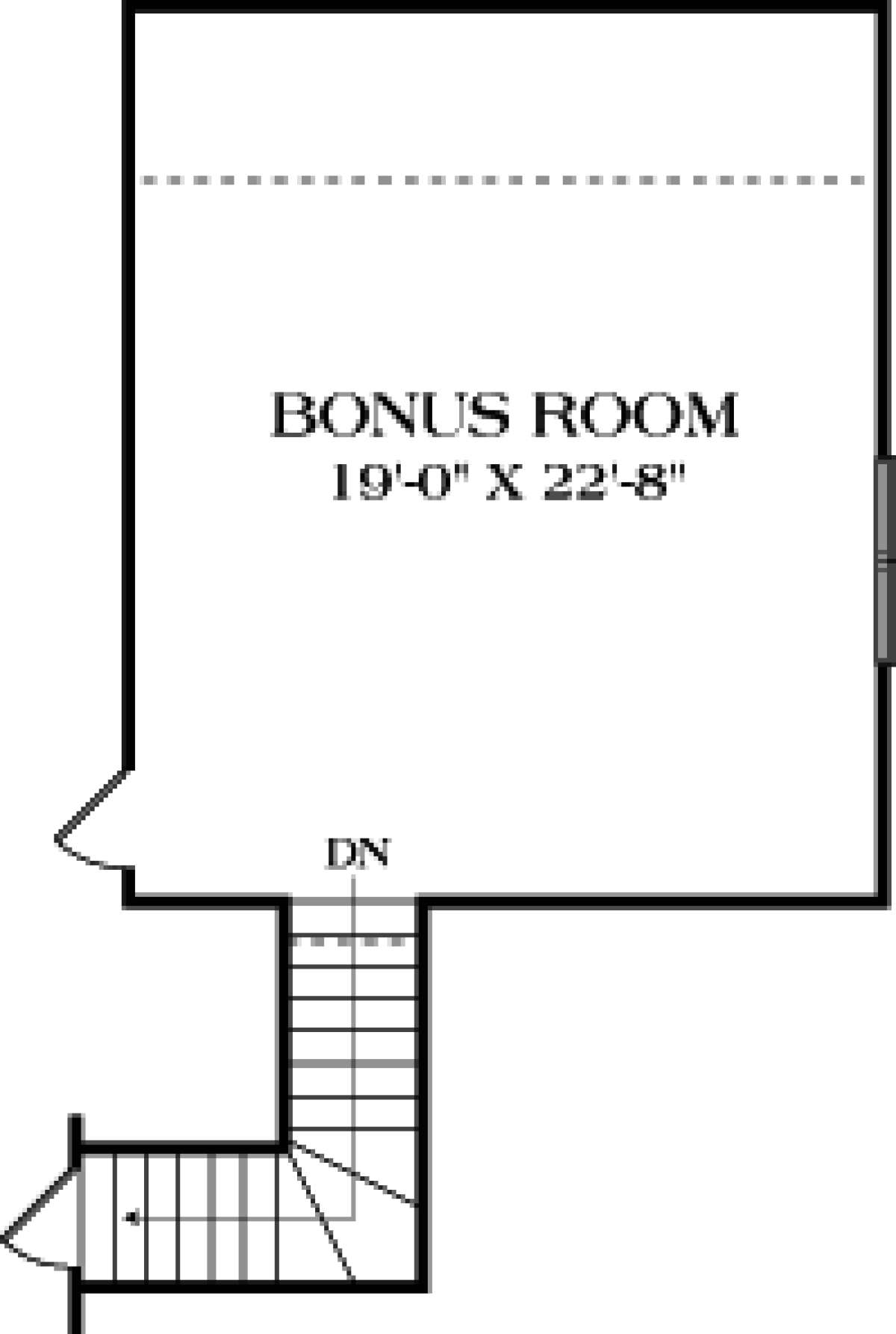 Bonus Floor Plan for House Plan #3323-00599